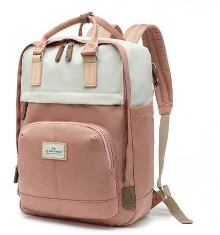 תיק גב למחשב נייד בגודל 16 אינץ’ דגם NX Doughnut Kiara DLX מבית Camel Mountain - צבע אפרסק