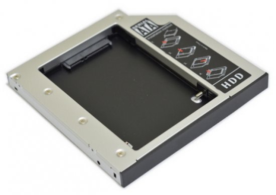 התקן 12.7mm לכונן קשיח במחשב נייד Gold Touch E-HD25-C