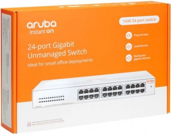 מתג HPE Aruba Instant On 1430 unmanaged 24 Port