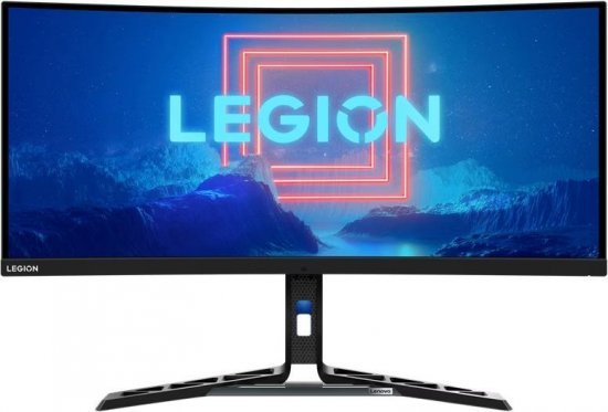 מסך מחשב קעור בטכנולוגיית Lenovo Legion Y34wz-30 VA 34 Inch FreeSync 67B0UAC1IS Mini-LED - שחור