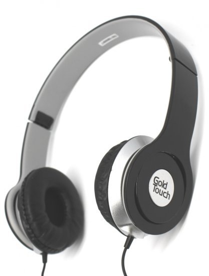 אוזניות קשת Gold Touch Stereo Headphones HYG-760 צבע שחור