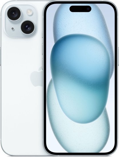 אייפון Apple iPhone 15 128GB - צבע כחול - שנה אחריות יבואן רשמי - ללא מטען וללא אוזניות