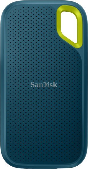 כונן קשיח SSD חיצוני נייד Sandisk Extreme 2TB SSD USB 3.2 SDSSDE61-2T00-G25 - צבע טורקיז