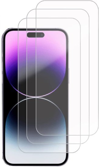 מגן מסך קדמי מזכוכית ל- Apple iPhone 15 / iPhone 15 Pro / iPhone 16