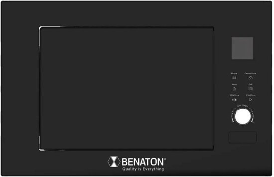 מיקרוגל דיגיטלי בנוי 25 ליטר מבית Benaton - צבע שחור