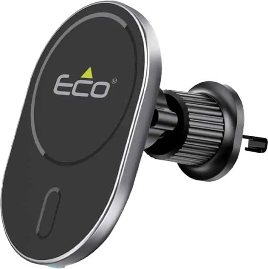 מטען מגנטי אלחוטי לרכב Eco 15W - צבע שחור