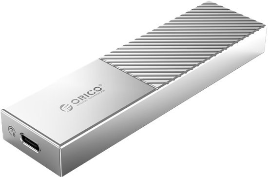 מארז SSD חיצוני ORICO USB 3.2 Type-C 6Gbps M.2 NGFF - בצבע כסוף