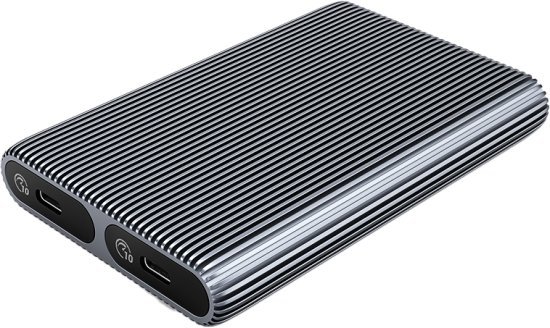 מארז SSD חיצוני ORICO USB Type-C Dual-bay M.2 NVME + NVME - בצבע אפור