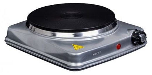 כירת בישול יחיד דגם Matrix 1500W Torino - צבע כסוף