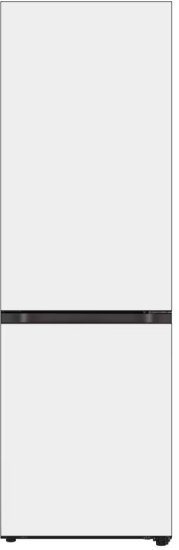 מקרר 2 דלתות מקפיא תחתון 344 ליטר LG GR-B374WG No Frost - זכוכית לבנה