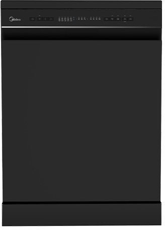 מדיח כלים רחב דגם WQP14-W7633C-B מבית Midea צבע - שחור