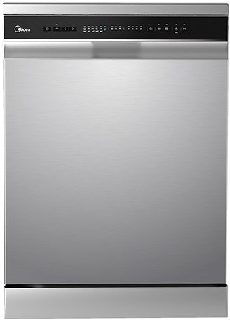 מדיח כלים רחב דגם WQP14-W7633C-S מבית Midea צבע - כסוף