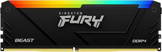 זכרון למחשב Kingston FURY BEAST RGB 16GB DDR4 3600MHz CL18