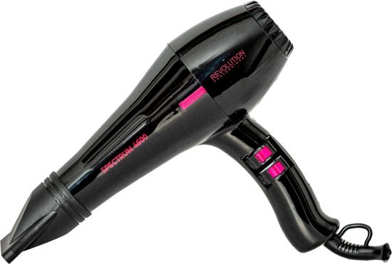 מייבש שיער 2000W דגם Spectrum 4600 מבית Revolution - צבע שחור