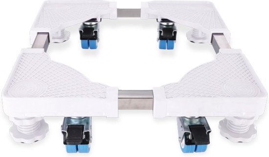 עגלה למכונת כביסה / מייבש עד 250 ק''ג כולל גלגלים עם מעצורים ורגליות כוונון - SIH