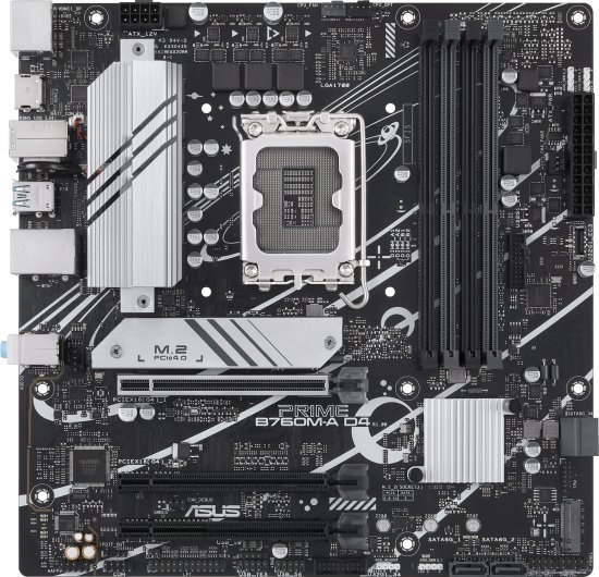 לוח אם ASUS PRIME B760M-A D4-CSM Intel LGA1700 B760 DDR4