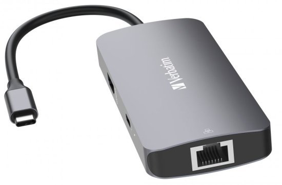 תחנת עגינה מקצועית USB-C בעלת 5 חיבורים מבית Verbatim