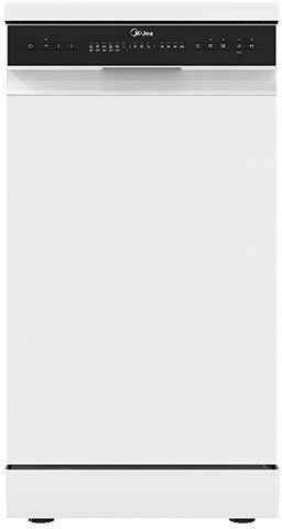מדיח כלים צר דגם WQP8-W7634C מבית Midea - צבע לבן