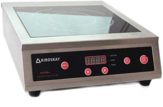 כירת אינדוקציה מקצועית 3500W דגם Cooktop מבית Kiroskay