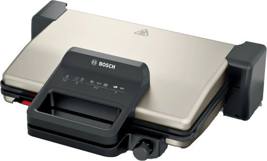 טוסטר לחיצה 3 ב-1 Bosch 2000W TCG3302 - כסוף - אחריות יבואן רישמי BSH