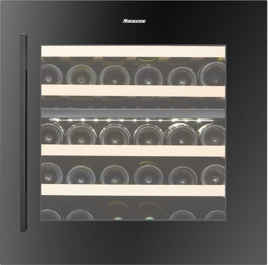 מקרר יין בנוי מכיל עד 30 בקבוקים דגם ND-30 מבית Normande - צבע שחור