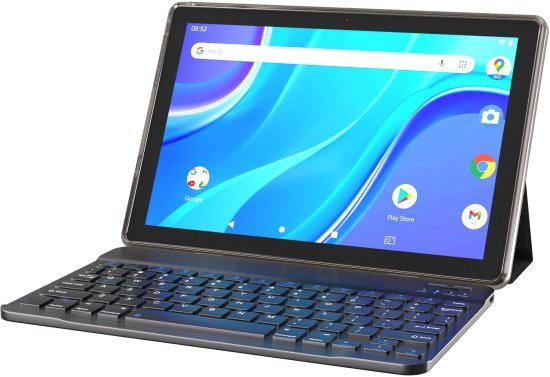 טאבלט 10.1 אינץ' 8GB+128GB מבית FutureTAB - תומך תקשורת 4G - צבע שחור - כולל כיסוי ומקלדת