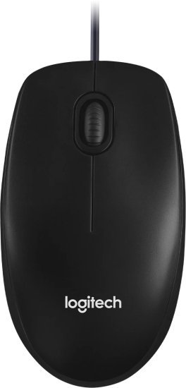 עכבר חוטי Logitech M100 - צבע שחור