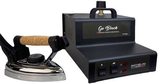 מגהץ קיטור מקצועי טורבו 2.3 ליטר 800W דגם Go Black מבית Michelini