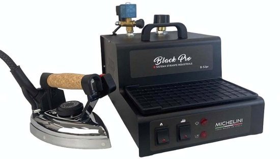 מגהץ קיטור מקצועי טורבו 2.3 ליטר 800W דגם Black Pro מבית Michelini