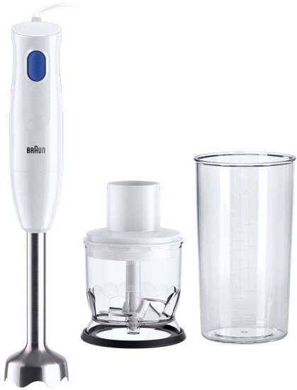 בלנדר מוט Braun MQ10.201MWH Minipimer 1 450W - צבע לבן