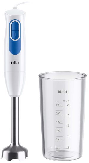 בלנדר מוט Braun MQ20001MWH Minipimer 2 600W - צבע לבן