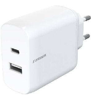 מטען קיר USB-C+USB-A 65W דגם AD-718 מבית EZCool