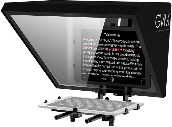 טלפרומפטר עם שלט רחוק GVM TQ-L