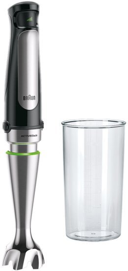 בלנדר מוט 1000W דגם MQ7000X מבית Braun - צבע שחור ונירוסטה