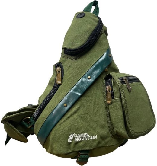 תיק חזה/שכם / גב דגם Bonanza מבית Camel Mountain - צבע ירוק