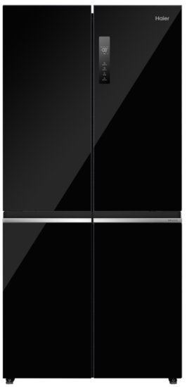 מקרר 4 דלתות מקפיא תחתון 507 ליטר Haier HRF-5800FB - צבע זכוכית שחורה - אחריות יבואן רשמי ניופאן