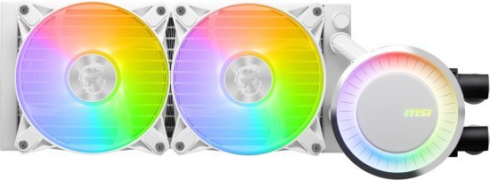 קירור נוזלי למעבד MSI MAG CORELIQUID E240 - לבן