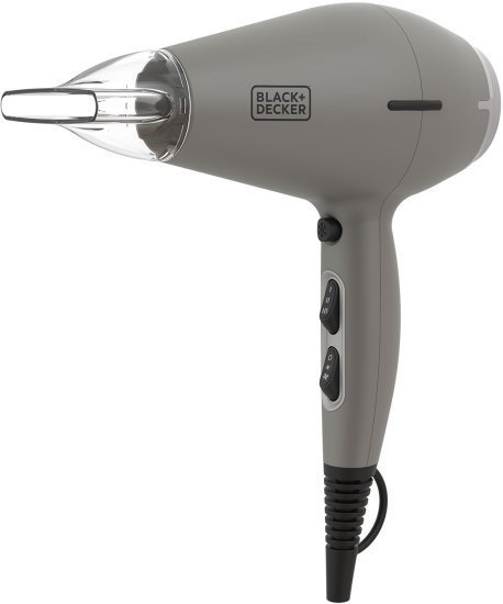 מייבש שיער עוצמתי 2400W - עם 2 מהירויות ו-3 רמות טמפרטורה דגם BXHDA2400E מבית Black+Decker - שנתיים אחריות יבואן רשמי