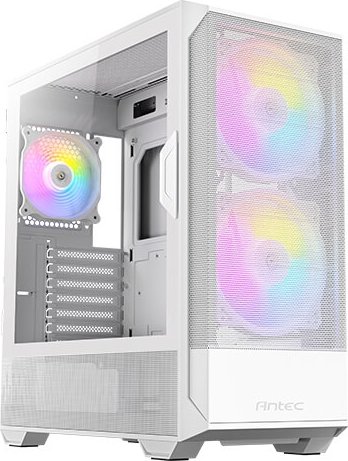 מארז מחשב ללא ספק Antec NX416L ARGB ATX Mid Tower - צבע לבן