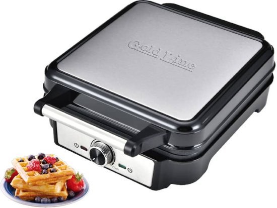 מכשיר להכנת וופל בלגי משפחתי Gold Line 1200W ATL-265