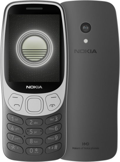 טלפון סלולרי NOKIA 3210 TA-1618 DS - צבע שחור - שנה אחריות יבואן רשמי