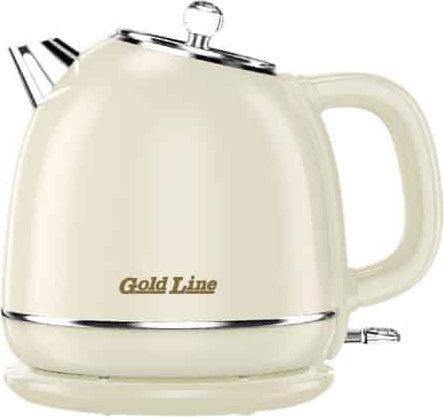 קומקום חשמלי נשלף 1.7 ליטר דגם ATL-755C 1500W מבית Gold Line - צבע קרם