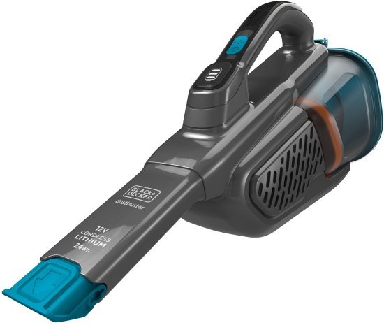 שואב אבק צקלוני ידני Black+Decker Dustbuster BHHV320J150 12V GEN 11 - צבע טיטניום בגימור כחול