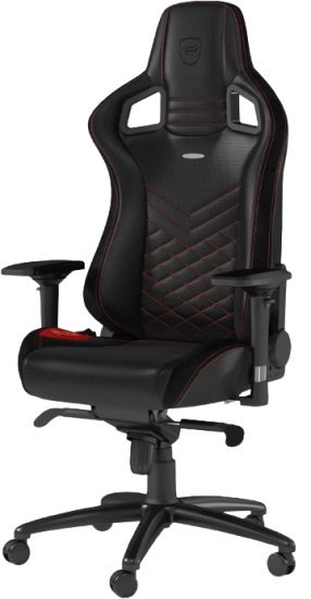 כיסא גיימינג סדרת Epic מבית Noblechairs - צבע שחור / אדום