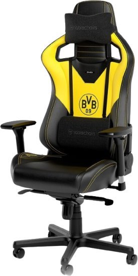 כיסא גיימינג סדרת Epic דגם Borussia Dortmund מבית Noblechairs - מהדורה מיוחדת - צבע שחור / צהוב