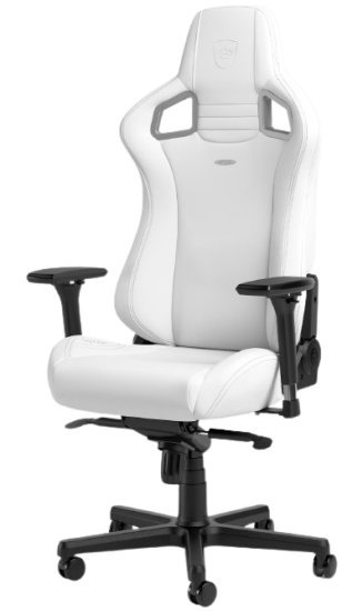 כיסא גיימינג סדרת Epic מבית Noblechairs - צבע לבן