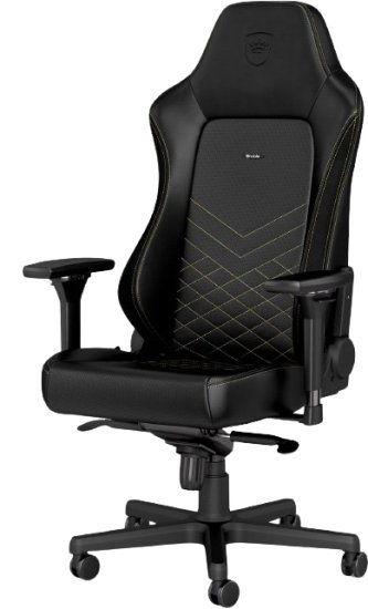 כיסא גיימינג סדרת Hero מבית Noblechairs - צבע שחור / זהב