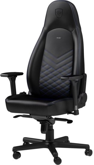כיסא גיימינג סדרת Icon מבית Noblechairs - צבע שחור / כחול
