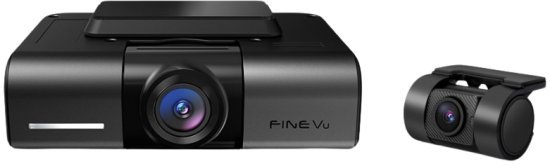 מצלמת דרך קדמית 2K ואחורית 1080P לרכב דגם GX400 מבית FineVu + כרטיס זיכרון 64GB
