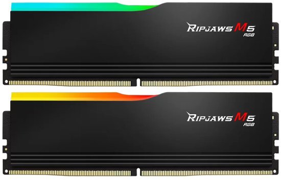 זיכרון למחשב G.Skill Ripjaws M5 RGB 2x32GB DDR5 6000Mhz CL30 - צבע שחור
